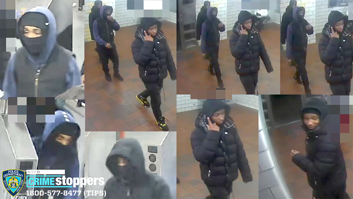 The NYPD is searching for three men in connection with the shooting of a teen near Fordham Law School. -Photo by NYPD