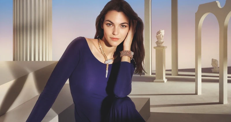 Vittoria Ceretti appears in Bulgari Magnifica 2021 campaign.