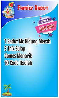  SEWA BADUT SULAP ULANG TAHUN DI JAKARTA Sewa badut Jakarta kami adalah badut ulang tahun di Jakarta lengkap dengan dekorasi balon dan perlengkapan ulang tahun semua tersedia disini semua kami persiapkan untuk acara ulang tahun putra-putri Anda.kami mempunyai tenaga ahli yang sudah berpengalaman di dalam membawa acara ulang tahun yang tentunya sudah lama sekali dalam bidang perbadutan. Di bawah ini adalah foto-foto galeri kami yang mengisi acara ulang tahun hampir tiap hari atau yang paling rame adalah hari Sabtu Minggu kami mengisi acara ulang tahun di seluruh Jakarta dan Jabodetabek.             Sekarang banyak sekali sanggar-sanggar badut kami yang berada di Jakarta Depok Bekasi Tangerang Bogor dan lain-lain tetapi kami sudah berpengalaman dengan badut yang profesional kami menyediakan badut ulang tahun seperti badut MC badut karakter badut jugling badut akrobat badut sulap dan banyak lagi badut yang lainnya. Kami juga menyediakan pesulap yang profesional juga kami siap mendatangkan Pak Tarno kalau mau anda memanggilnya kami siap melayani sulap dengan atraksi yang sangat profesional. kami mempunyai banyak sekali badut karakter yang hampir semua karakter sudah ada di sanggar kami yang tentunya siap untuk segala macam tema ulang tahun dengan karakter yang berbeda-beda badut karakter kami bersih dan terawat sehingga badutnya tidak merasa malu. karakter kami adalah karakter yang dibuat semirip mungkin oleh pembuatnya sehingga Anda tidak perlu khawatir karakternya beda dengan bentuk aslinya kami juga menyiapkan karakter-karakter terbaru yang muncul di TV atau YouTube mungkin karakter kami karakter badut karakter yang paling murah di Jabodetabek karakter atau badut karakter kami menyewakan seharga rp300.000 untuk satu kali sewa apabila badut MC dan badut karakter itu sewanya berbarengan harganya akan lebih murah yaitu rp550.000 dan juga udah termasuk MC ada trik sulap ada permainan game attack trip untuk anak-anak dan juga kado hadiah dari badutnya dengan demikian paket yang paling sederhana adalah paket yang rp550.000 yaitu sudah ada badut MC dan badut karakter.       Paket yang paling hemat adalah paket rp350.000 yaitu badut yang hidung merah memakai baju warna-warni memakai hidung tomat dia nanti membawakan acara ada trik sulap permainan anak-anak dan nanti membagikan hadiah untuk anak-anak yang mau atau berani maju ke depan sama Om badut ketika anak-anak maju dan berinteraktif dengan om badut maka Om badut akan mengasih permainan yang lucu dan menghibur juga mendidik untuk anak-anak.pagi untuk warga Jakarta dan sekitarnya jangan ragu lagi untuk menyewa badut di sanggar kami karena sanggar kami termasuk sanggar yang profesional juga tepat waktu dan memiliki tenaga orang-orang ahli dalam bidang badut. untuk warga Bekasi kami juga mempunyai cabang di Bekasi yaitu di Pekayon jaya di jalan kemandoran Pekayon jaya kota Bekasi kalau mau datang langsung ke sanggar untuk melihat-lihat karakter kami atau mau langsung booking via WhatsApp bisa di 0822 2565 4807 untuk warga Jakarta barat kami mempunyai cabang yaitu di daerah Kalideres dan Cengkareng untuk menyewa nya silakan hubungi di WhatsApp 0822 2565 4807 untuk warga Jakarta timur kami sanggar adalah di Kalisari Pasar rebo Jakarta timur untuk menyewa nya silakan hubungi 0822 2565 4807. Untuk warga Jakarta Utara kami menyediakan badut di Jakarta Utara juga sanggar yang ada pemain di Jakarta Utara untuk menyewa nya silakan hubungi di WhatsApp 0822 2565 4807 Untuk warga Jakarta Selatan kami berada di Pasar Minggu yaitu sanggar kami juga bisa dihubungi di nomor 0822 2565 4807 silakan datang dan hubungi langsung nomor itu selamat mencoba. Untuk warga Jakarta untuk warga Jakarta pusat kami juga ada di Cempaka putih pemainnya juga badut Jakarta pusat kami mempunyai banyak pemain pemain yang berada di Jakarta pusat untuk menyewa nya silakan hubungi 0822 2565 4807. nah itu tadi penjelasan tentang sewa badut kami yang ada di Jakarta semoga anda yang telah menyewa dapat merasakan kepuasan dan kesenangan yang telah menyewa badut kami dan yang belum menyewa segeralah hubungi nomor kami dan dan rasakan harga-harga badut kami jauh di bawah yang ada.  Cara pemesanan badut di Jakarta : pertama silahkan tentukan hari tanggal dan jam acaranya yang Anda pilih atau acara ulang tahun putra-putri Anda pada tanggal dan jam acara Kedua kirimkan alamat lengkap beserta RT RW Kecamatan kelurahan atau kabupaten secara lengkap Ketiga silakan isi atau patokan rumah Anda itu berdekatan dengan apa apa atau patokan yang lengkap saja Keempat tentukan paket yang Anda pilih yang sesuai dengan keinginan anda dan lengkap dengan harganya kelima isi nama pemesan dan nomor yang bisa dihubungi ketika anda memesan.  Sewa badut Jakarta timur Sewa Badut Jakarta Selatan Sewa Badut Jakarta pusat Sewa Badut Jakarta Utara Sewa Badut Jakarta barat  terima kasih atas segala perhatiannya semoga anda tertarik dengan iklan kami dan segera ingin menyewanya terima kasih yang sudah menyewa semoga putra-putri Anda sehat selalu dan berguna bagi nusa dan bangsa terima kasih salam dari Badut Jakarta.