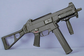 HK UMP or universale Maschinenpistole a lightweight HK rifle