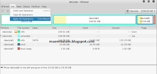 Cara Merubah Ukuran Partisi di Kali Linux
