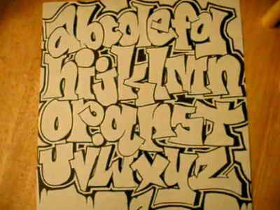 Graffiti Letters Blackbook by RICO ONE