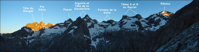 Aiguille de la Gandolière, pilier Candau