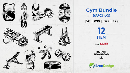 Gym Bundle SVG v2