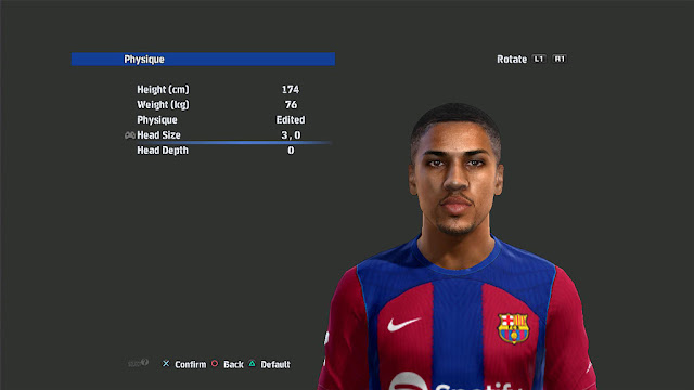Vitor Roque Face For PES 2013