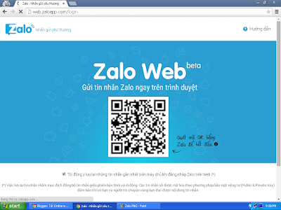 Chat Zalo tren Web