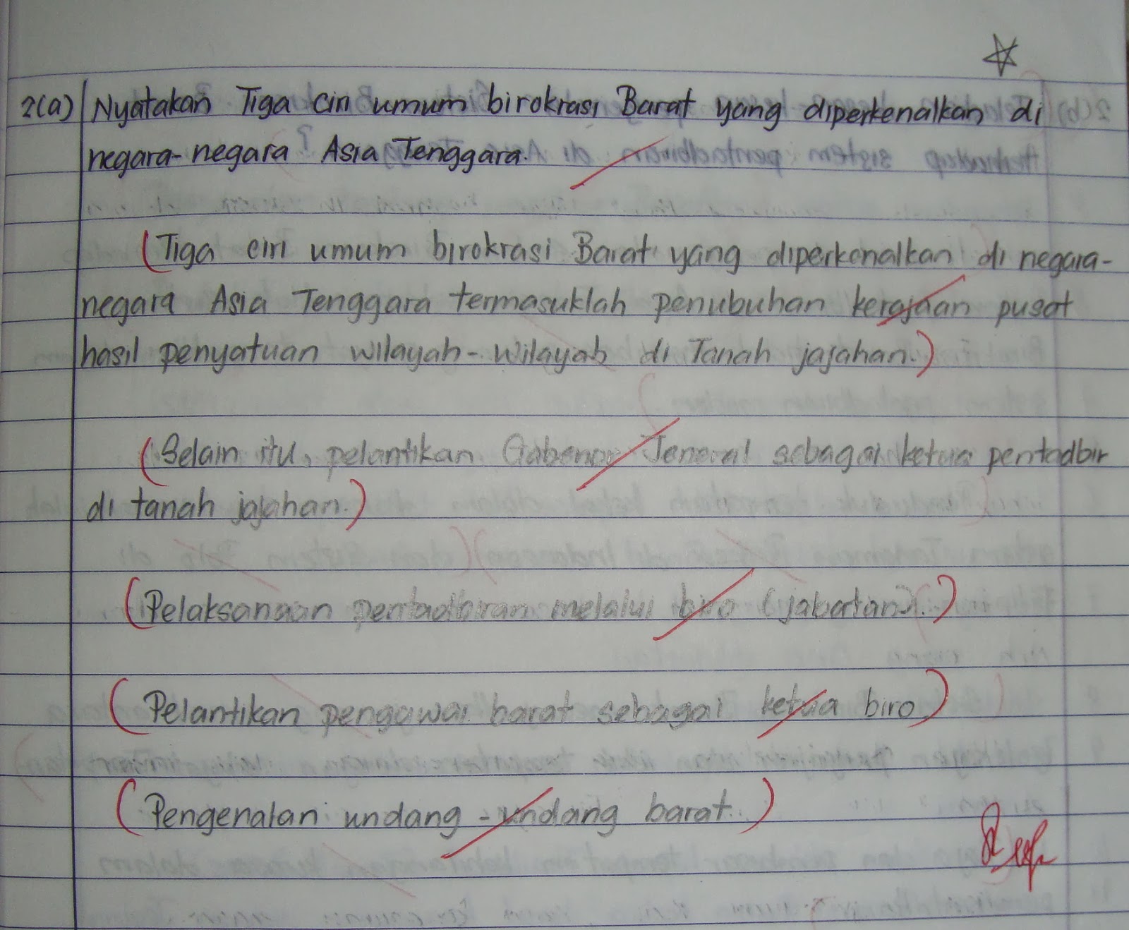 Contoh Jawapan Esei Sejarah Kertas 3 Tingkatan 4 Bab 1 