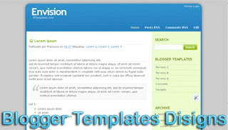 Theme Envision Blogger Template  XML Web 2.0