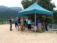 Esmorzant al Mirador de la Presa de Sau