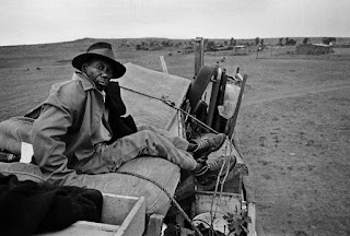 Man subject to forced removal in Mogopa, Western Transvaal, February 1984