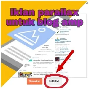 cara membuat iklan parallax untuk blog amp