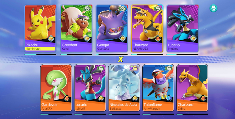 Pokémon Unite - Pokémon Selection