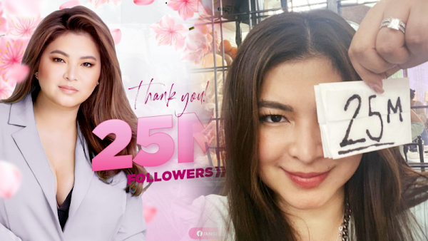 “Thank you for the love” Angel Locsin thanks 25M million followers on Facebook!