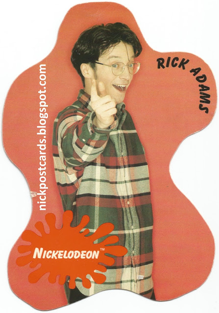 Rick Adams - Nickelodeon UK Presenter Postcard - 1995