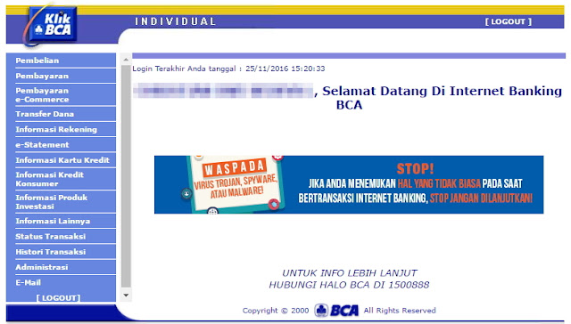 cara daftar internet banking bca, cara daftar e-banking bca, cara aktivasi internet banking bca, cara menggunakan internet banking bca