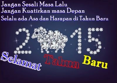 gambar kata kata ucapan tahun baru 2015