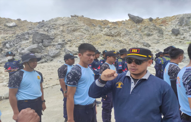 Karutan Kabanjahe Sangapta Surbakti, Pimpin Pelatihan FWD Di Gunung Sibayak