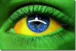 Brasil Bandeira Olho