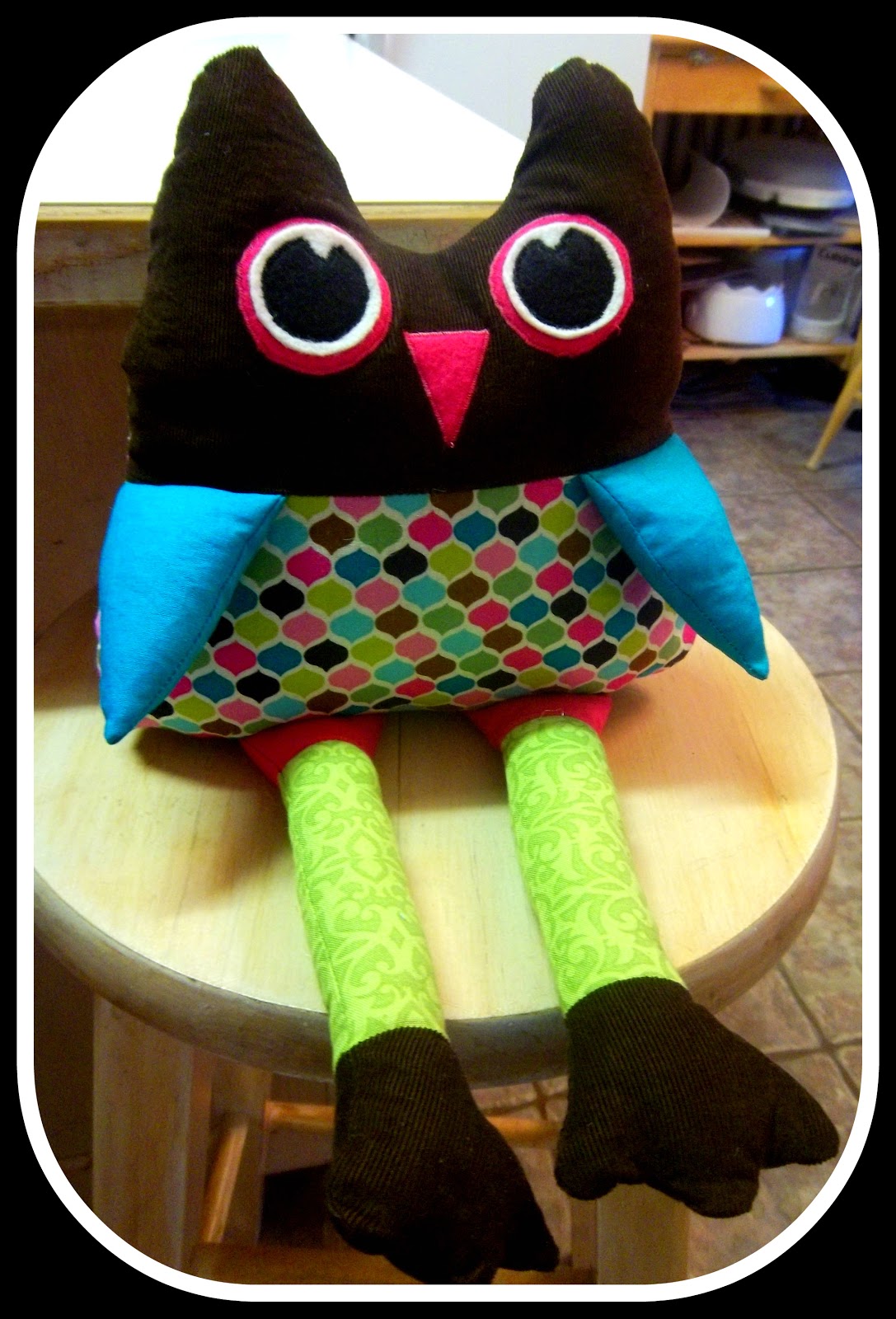 Sewing or Something Make a stuffed  soft Owl  with pattern  