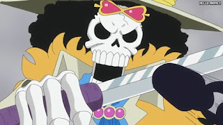 ワンピースアニメ 魚人島編 565話 ブルック | ONE PIECE Episode 565