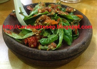 Foto Resep Sambal Goang Kemangi Terpedas Hot Khas Sunda