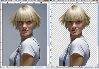 Cara Seleksi Rambut di Photoshop