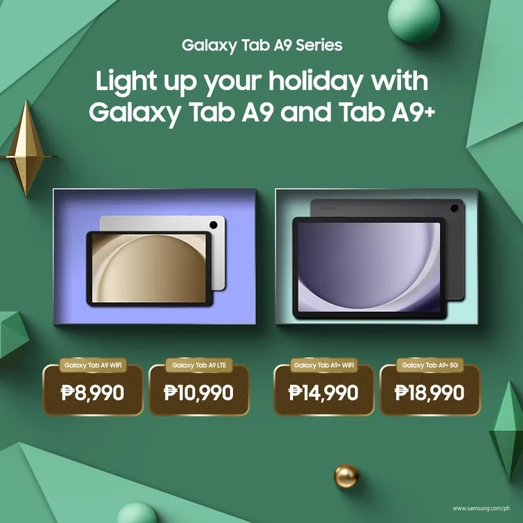 FamTABulous Christmas: Celebrate your family holidays with the Galaxy Tab A9 Series