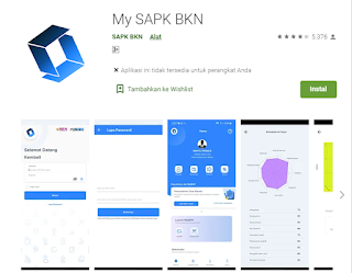 Instal MySAPK BKN Playstore