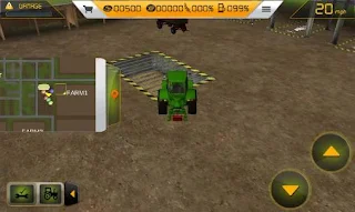 Screenshots of the Farm tractor simulator 3D for Android tablet, phone.