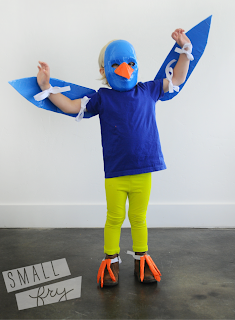 Bird Costume Made from Duct Tape