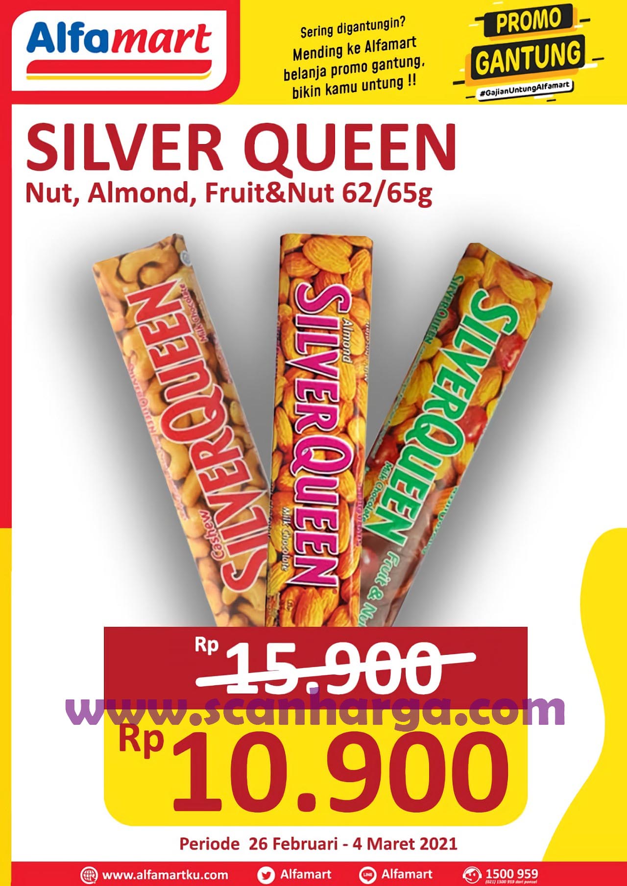 ALFAMART Promo GAJIAN UNTUNG! Beli Silver Queen 6265g cuma Rp 10.900