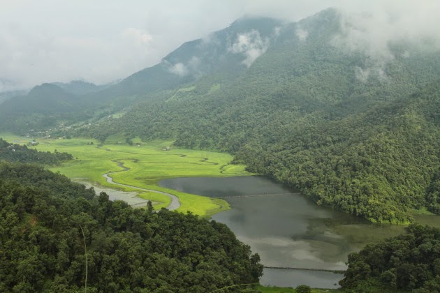 Remote Rup Tal, near Pokhara, Nepal