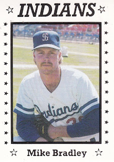 Mike Bradley 1990 Spokane Indians card