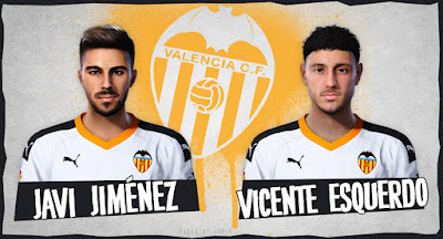 PES 2020 Faces Javi Jimenze & Vicente Esquerdo by Jovic