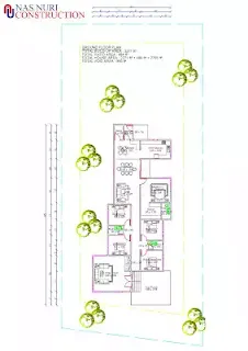 Pelan rumah 1 tingkat 5 bilik