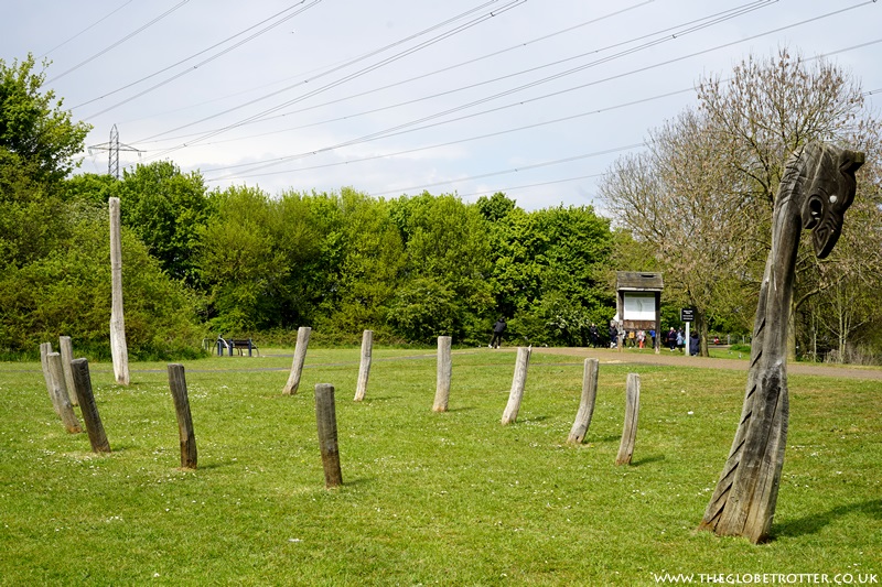 Viking Ship sculpture in River Lee Country Park