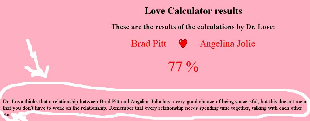 Referensi Bahasa Inggris: Love Calculator - Kalkulator Cinta