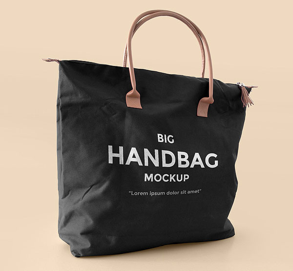 Big Handbag Mockup PSD