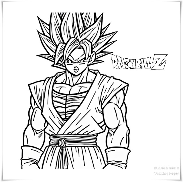 Dragon Ball Z Coloring Pages, Free, Printable, Piccolo, Goku, Vegeta, Gohan, Anime, Coloring Pages