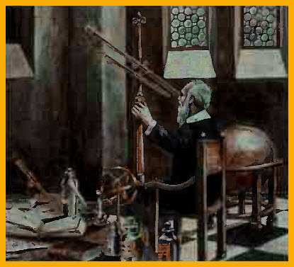 Pict Astronomy: 16th-century scientist Galileo Galilei improved the telescope for consequent astronomical observations.