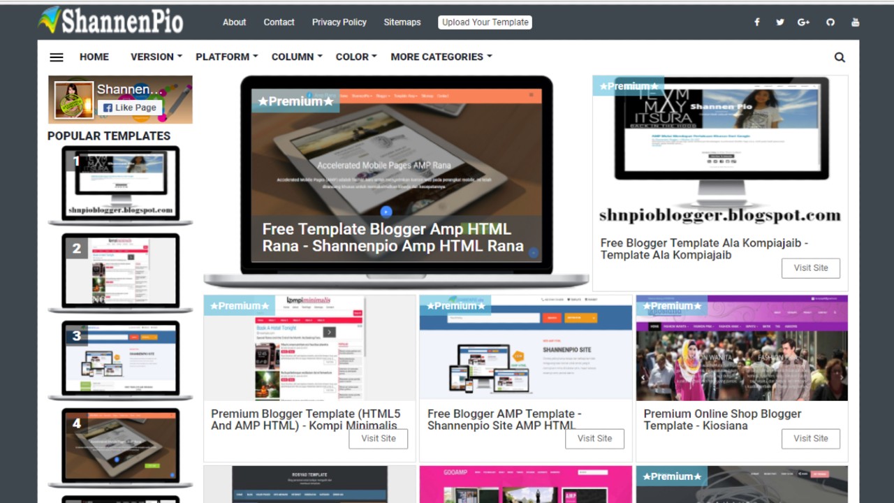 Cara Membuat Megamenu Desktop Dan Vertical Slide Menu Mobile Untuk Blogger