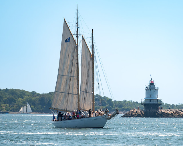 Smooth sailing on an unseasonably warm and sunny day at the start of April.