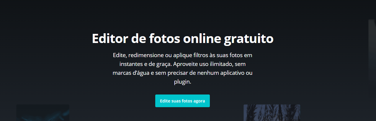 Adicione filtros, molduras, colagens utilizando o editor de fotos online do Canva