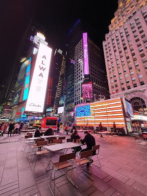 Times Square durante a pandemia