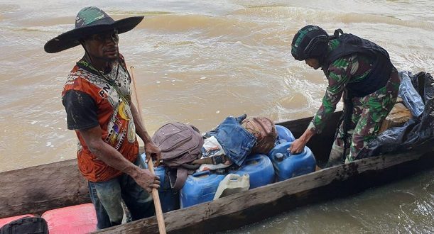 Andry Putranto Pimpin Satgas 509 Periksa Jalan TIkus di Tapal Batas Towe