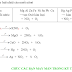 MỘT SỐ LƯU Ý TRONG GIẢI TOÁN HÓA HỌC