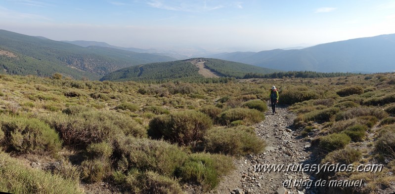 Cerro Pelado - Cerro Rasero desde el Refugio de Postero Alto