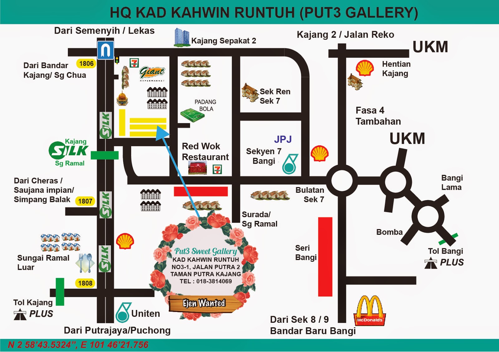 Kad-Kad Kahwin Runtuh: Peta Lokasi