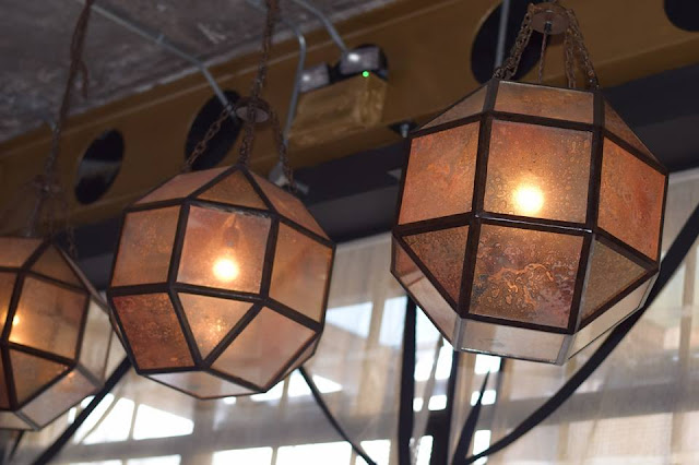 Lighting at the Artisan bar and kitchen