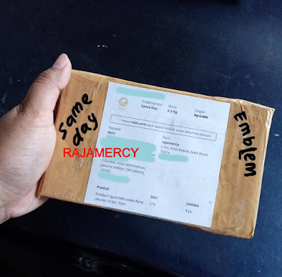 Packaging Emblem Samping Sport Mercy Bisa Dikirim ke Seluruh Indonesia